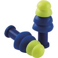 Reusable Tapered Earplugs, Uncorded, Bulk - Box, 27 dB NRR, One-Size Rock Safety Industrial Ltd