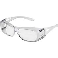 X350 Lunettes de s&eacute;curit&eacute; OTG, Lentille Transparent, Anti-&eacute;gratignures, ANSI Z87+/R&eacute;pond ou surpasse la norme CSA Z94.3 Rock Safety Industrial Ltd