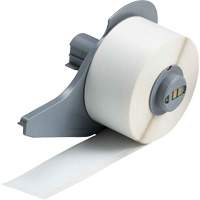 All-Weather Permanent Adhesive Label Tape, Vinyl, White, 1" Width Rock Safety Industrial Ltd