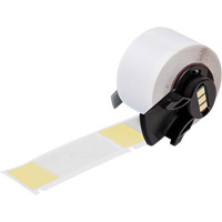 Self-Laminating Wrap-Around Wire & Cable Labels, Vinyl, 1" L x 2.5" H, White Rock Safety Industrial Ltd