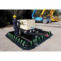 Berme Ultra-Containment Berm, Capacit&eacute; 179 gal. US, 4' la x 6' lo x 12" h, Paroi &agrave; piquets Rock Safety Industrial Ltd