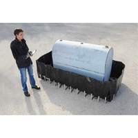 Conteneur de confinement flexible sans drain Ultra-275 Containment Sump, 102" lo x 48" la, 400 gal. US Capacit&eacute; Rock Safety Industrial Ltd