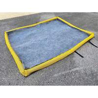 Petit tampon Ultra-Filter, Capacit&eacute; 0,8 gal. US, 2,5' la x 2' lo x 3" h, Paroi en mousse Rock Safety Industrial Ltd
