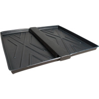 Double-Tray Ultra-Rack Containment Tray&reg;, 48" L x 44" W x 2.8" H, 16 US gal. Spill Capacity Rock Safety Industrial Ltd
