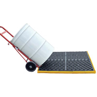 4-Drum Flexible Ultra-Spill Deck&reg;, 22 US gal. Spill Capacity, 48" x 48" x 2.5" Rock Safety Industrial Ltd