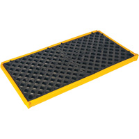 2-Drum Flexible Ultra-Spill Deck&reg;, 11 US gal. Spill Capacity, 48" x 24" x 2.5" Rock Safety Industrial Ltd