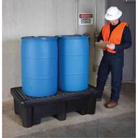 2-Drum Economy Ultra-Spill Pallet&reg;, 66 US gal. Spill Capacity, 53" x 29" x 16.5" Rock Safety Industrial Ltd