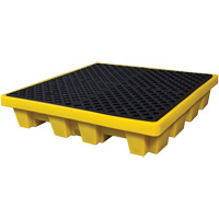 4-Drum Nestable Ultra-Spill Pallet&reg;, 66 US gal. Spill Capacity, 51" x 51" x 10" Rock Safety Industrial Ltd