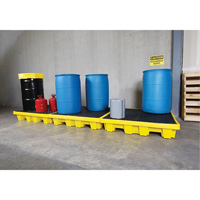 4-Drum Nestable Ultra-Spill Pallet&reg;, 66 US gal. Spill Capacity, 51" x 51" x 10" Rock Safety Industrial Ltd