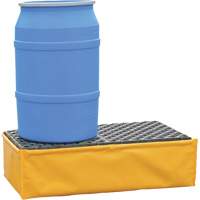 2-Drum Flexible Ultra-Spill Pallet&reg;, 66 US gal. Spill Capacity, 48" x 24" x 14" Rock Safety Industrial Ltd
