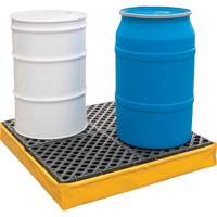 4-Drum Flexible Ultra-Spill Pallet&reg;, 66 US gal. Spill Capacity, 48" x 48" x 7" Rock Safety Industrial Ltd