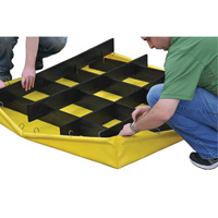 4-Drum Flexible Ultra-Spill Pallet&reg;, 66 US gal. Spill Capacity, 48" x 48" x 7" Rock Safety Industrial Ltd