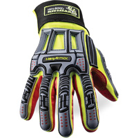 Gants r&eacute;sistants aux coupures Rig Lizard 2028X, 6/T-petit, Paume en Synth&eacute;tique/PEHP, Poignet &eacute;lastique/Boucle et crochet Rock Safety Industrial Ltd