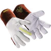 HeatArmor&reg; 5058 Welding Gloves, Grain Goatskin, Size Small/7 Rock Safety Industrial Ltd