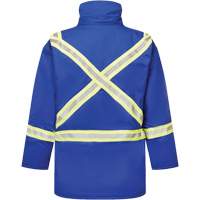 Avenger 9 oz. Flame Resistant Insulated Parka, Small, Royal Blue Rock Safety Industrial Ltd
