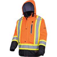 5407 Waterproof Insulated Heated Safety Jacket, Men's, Small, High-Visibility Orange Rock Safety Industrial Ltd