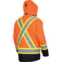 5407 Waterproof Insulated Heated Safety Jacket, Men's, Small, High-Visibility Orange Rock Safety Industrial Ltd