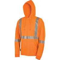 6964 Bird's-Eye Safety Hoodie, Small, High Visibility Orange Rock Safety Industrial Ltd