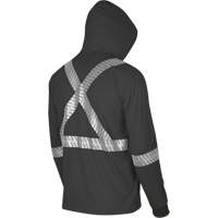 6966 Bird's-Eye Safety Hoodie, Small, Black Rock Safety Industrial Ltd