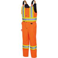 5040 Waterpoof Quilted Safety Overalls, Polyester, Small, High Visibility Orange Rock Safety Industrial Ltd