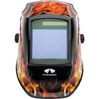 Casque de soudeur autonoircissant Leadhead, 3,8" lo x 3,4" la Champ de vision, Teinte 9 - 13 Rock Safety Industrial Ltd