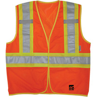 Open Road&reg; “BTE” Vest, High Visibility Orange, Medium/Small Rock Safety Industrial Ltd