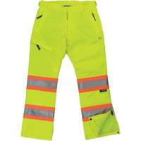 Womens Insulated Flex Safety Pant, Polyester, X-Small, High Visibility Lime-Yellow Rock Safety Industrial Ltd