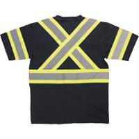 Chemise de s&eacute;curit&eacute; &agrave; manches courtes, Coton, T-petit, Noir Rock Safety Industrial Ltd