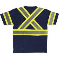 Chemise de s&eacute;curit&eacute; &agrave; manches courtes, Coton, T-petit, Bleu marin Rock Safety Industrial Ltd