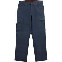 Pantalon de travail WP100, Coton/Spandex, Bleu marin, Taille 0, Entrejambe 30 Rock Safety Industrial Ltd