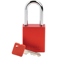 Cadenas de s&eacute;curit&eacute;, Cadenas de s&eacute;curit&eacute;, Cl&eacute;s diff&eacute;rentes, Aluminium, Largeur de 1-1/2" Rock Safety Industrial Ltd