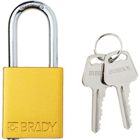 Cadenas de s&eacute;curit&eacute;, Cadenas de s&eacute;curit&eacute;, Cl&eacute;s diff&eacute;rentes, Aluminium, Largeur de 1-1/2" Rock Safety Industrial Ltd