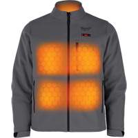 M12 Heated Toughshell Jacket (Jacket Only), Men's, Medium, Grey Rock Safety Industrial Ltd