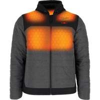 M12 Heated Quietshell Jacket with Battery, Men's, Small, Grey Rock Safety Industrial Ltd