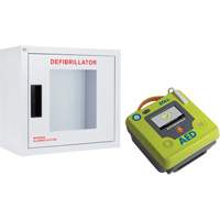Ensemble armoire murale et d&eacute;fibrillateur AED 3, Automatique, Anglais, Classe 4 Rock Safety Industrial Ltd