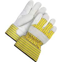 Lined Fitter's Gloves with Safety Cuff, 2X-Large, Grain Cowhide Palm, Acrylic-Pile Inner Lining Rock Safety Industrial Ltd