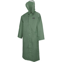 Manteau long avec capuchon d&eacute;tachable Hurricane 851, 2T-Grand, Vert Rock Safety Industrial Ltd