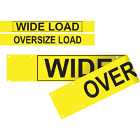 Double Sided Wide Load/Oversized Load Banner, Vinyl, 96" W x 12" H Rock Safety Industrial Ltd