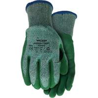 Gants 351 Stealth Frontier, Taille T-petit, Calibre 13, Rev&ecirc;tement PVC/Latex de caoutchouc, Enveloppe en PEHP/Polyester, ASTM ANSI niveau A5 Rock Safety Industrial Ltd