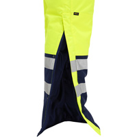Salopette pour le froid extr&ecirc;me Bisley, Polyester, Petit, Jaune lime haute visibilit&eacute; Rock Safety Industrial Ltd
