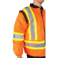 Parka d'hiver imperm&eacute;able 7-en-1, Orange haute visibilit&eacute;, Moyen Rock Safety Industrial Ltd