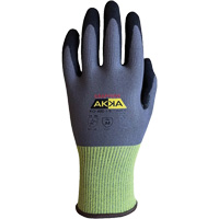 KO-400 Intermediate Cu-Resistant Gloves, Size 6, 15 Gauge, Nitrile Coated, Nylon/HPPE/Spandex/Graphene Shell, ASTM ANSI Level A4/EN 388 Level D Rock Safety Industrial Ltd