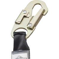 SA-55522-4 Longe &agrave; amortisseur de choc enduite de PVC, 4', Point d'ancrage &agrave; Crochet d&eacute;chafaudage, Crochet mousqueton aux jambes, Acier galvanis&eacute; Rock Safety Industrial Ltd