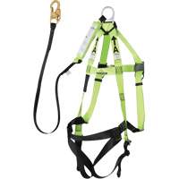 FBH-10000A5440-4 4' Class A Harness & Lanyard with 220 lbs. Capacity, Harness/Lanyard Combo Rock Safety Industrial Ltd