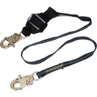 Arc Flash Web Shock-Absorbing Lanyard, 6', Snap Hook Center, Snap Hook Leg Ends, Kevlar&reg; Rock Safety Industrial Ltd