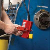 Velocity Plus Safety Lockout Padlock, Orange, Keyed Alike, Aluminum, 1-1/2" Width Rock Safety Industrial Ltd