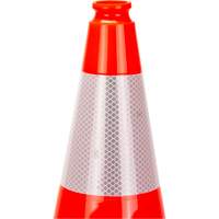 Premium Traffic Cone, 18", Orange, 6" Reflective Collar(s) Rock Safety Industrial Ltd