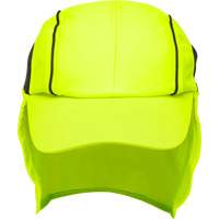 Chapeaux de refroidissement avec voiles pour le cou, Lime haute visibilit&eacute; Rock Safety Industrial Ltd