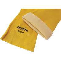 Rough-Finish Chemical-Resistant Gloves, Size 9, 14" L, PVC, Interlock Inner Lining, 47-mil Rock Safety Industrial Ltd