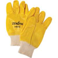 Gants &agrave; fini rugueux et r&eacute;sistants aux produits chimiques, Taille 9, 10" lo, PVC, Doublure en Interlock, 47-mil Rock Safety Industrial Ltd